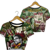 Malcolm X Croptop T Shirt